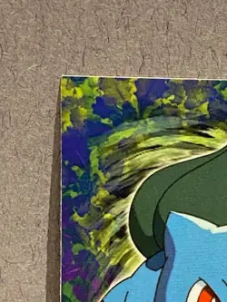 #01 BULBASAUR Stage 1 POKEMON E1 of 12 1999 Trading Card TOPPS Blue Logo - Image 2