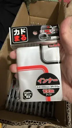 KADOMARU 100 Card Sleeves Inner Perfect fit Clear MTG Pokemon Version 2 - Image 1