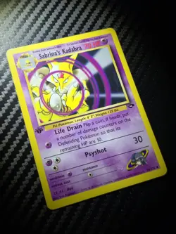 Pokemon Card - Sabrina's Kadabra Gym Challenge 1st Edition 58/132 Uncommon LP - Image 4