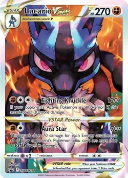 Lucario VSTAR SWSH291 SWSH: Sword & Shield Promo Cards Holo **Still in plastic - Image 1