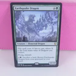 MTG LP Earthquake Dragon Commander Legends Battle for Baldur's Gate Regular - Image 1