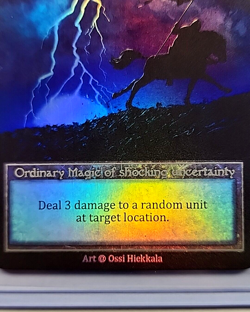 Sorcery Contested Realm Alpha Ordinary Foil Lightning Bolt Art By Ossi Hiekkala - Image 3