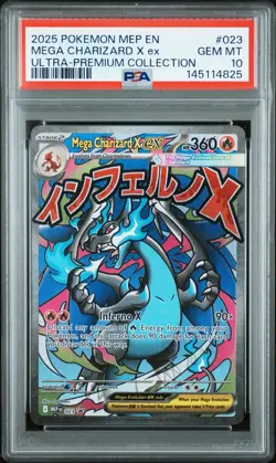 Pokemon TCG Mega Charizard x Ex Ultra Premium Collection Promo PSA 10 GEM MT - Image 1
