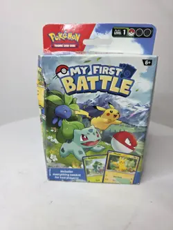 Pokemon My First Battle Two Mini Starter Decks Pikachu & Bulbasaur Sealed 🔥🔥🔥 820650852534 - Image 1