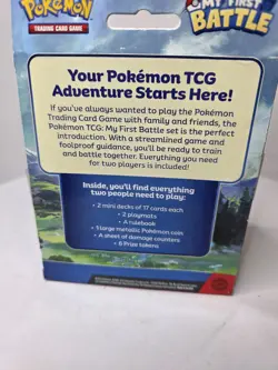 Pokemon My First Battle Two Mini Starter Decks Pikachu & Bulbasaur Sealed 🔥🔥🔥 820650852534 - Image 3