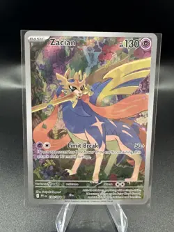 Me02: Phantasmal Flames Pokemon TCG Zacian 100/094 - Image 1