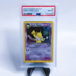2000 Pokemon Dark Hypno #9 Holo English Rocket PSA 8 NM-M - Image 1