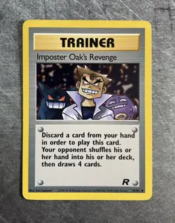 Pokemon Card - Imposter Oak’s Revenge 76/82 Uncommon NM Rocket Set 1999 WOTC - Image 1