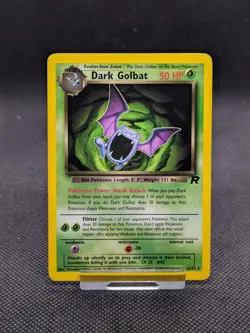 Dark Golbat 24/82 Non Holo Team Rocket Set Rare Pokemon Card WOTC NM - Image 1