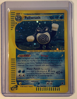 2002 Pokemon Poliwrath 024/165 Expedition Base Set Holo Rare LP - Image 1