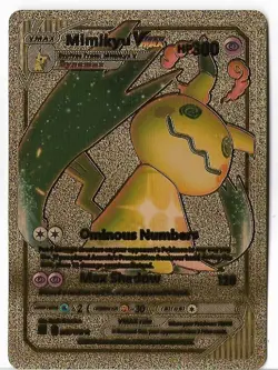 POKEMON VMAX GOLD MIMIKYU FOIL OUTLINE 069/172☆ RARE MINT CONDITION!! - Image 1