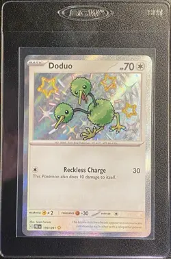 Doduo Shiny Rare 199/091 Pokemon TCG S&V Paldean Fates Holo Shiny Rare - NM - Image 4