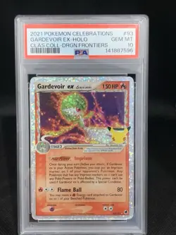 2021 Pokemon Celebrations Gardevoir EX 93/101 Classic Collection PSA 10 - Image 1