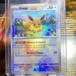 Eevee 74/131 SV: Prismatic Evolutions Master Ball Reverse Holo Pokemon 2025 - Image 1
