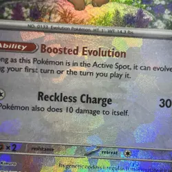 Eevee 74/131 SV: Prismatic Evolutions Master Ball Reverse Holo Pokemon 2025 - Image 3