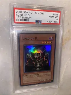 Yugioh Lord of D. SDK-041 1st Edition Super Rare PSA 10 Gem Mint! - Image 1