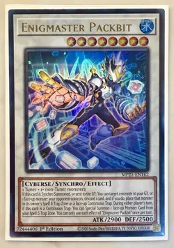 Yugioh! Enigmaster Packbit - MP25-EN162 - Ultra Rare - 1st Edition Near Mint, En - Image 1