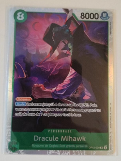 carte One Piece Dracule Mihawk epoque OP12-030 SR FR - Image 1