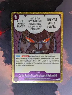 I Do Not Forgive Those Who Laugh at My Family!!! OP10-078 Royal Blood One Piece - Image 1