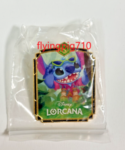 Disney Lorcana TCG Chinese Stitch Badge - Image 1