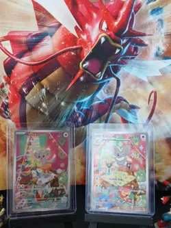 Minccino 182 and Cinccino 183 Temporal Forces Pokemon Cards - Image 1