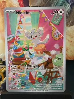 Minccino 182 and Cinccino 183 Temporal Forces Pokemon Cards - Image 2