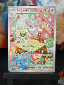 Minccino 182 and Cinccino 183 Temporal Forces Pokemon Cards - Image 4