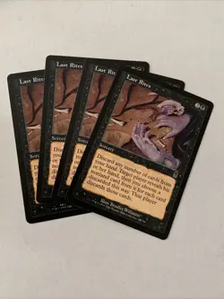 4x Last Rites - Odyssey MTG Magic The Gathering + Free Bonus Cards - Image 1
