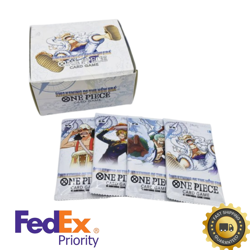 One Piece Card Game Booster Box 30 Packs 300 Cards Rare Flash Cards Luffy TCG - Image 2