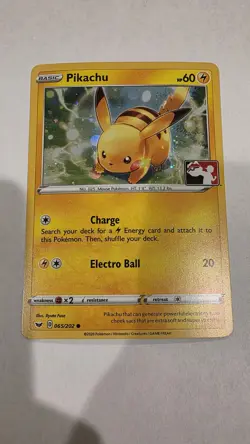 Pikachu 065/202 Prize Pack Series Cards Cosmos Holo NM - Image 1