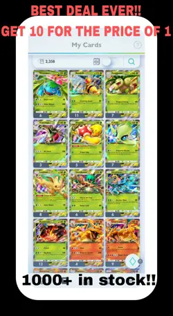 [ENG] pokemon tcg pocket, [BUY 1 GET 10 FOR FREE], DELUXE PACK EX - best deal!!! - Image 1
