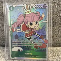 One Piece Card Game - Perona OP12-034 SR Englisch Karte TCG Anime Manga - Image 1