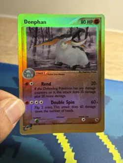 Donphan 17/109 Ex Ruby and Sapphire Reverse Holo Pokemon Card MP - Image 3
