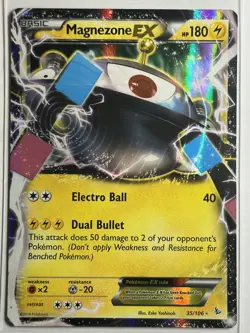 Magnezone EX Holo XY - Flashfire 35/106 MP-LP Pokemon Card - Image 1