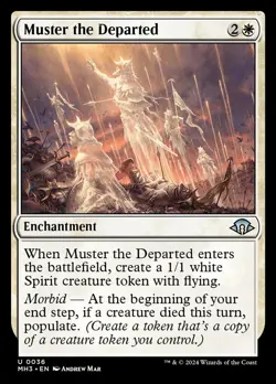 Muster the Departed Modern Horizons 3 MTG NM - Image 1