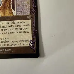 MTG: Lion's Eye Diamond - Mirage - Shadow Signed - Purple - Margaret Organ-Kean - Image 5