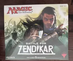 MTG Magic Gathering SEALED Bundle Fat Pack Battle For Zendikar English-NEW - Image 1