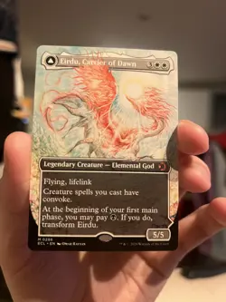 Eirdu, Carrier Of Dawn Isilu, Carrier Of Twilight (Borderless) MTG Showcase - Image 1