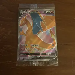 Pokemon Champions Path Charizard V SWSH050 Promo Full Art Card Sealed - Image 1