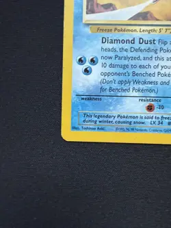 Pokemon TCG Articuno Wizards Black Star Promos 22 Regular Promo - MP - Image 3