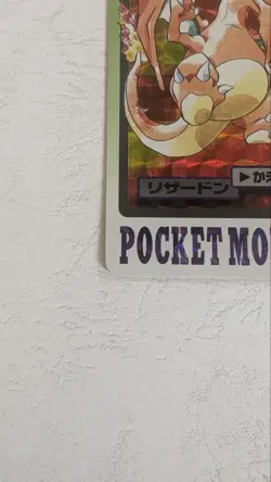 Pokemon Carddass Card Charizard File No.6 Bandai Pocket Monsters 1997 From Japan - Image 5