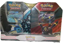 Pokemon TCG V Heroes Bundle Tins: 2-Pack of Vaporeon & Umbreon Brand New Sealed! - Image 1