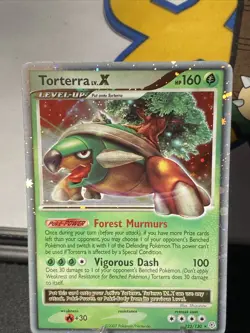 Pokemon TCG Torterra LV.X 122/130 Diamond and Pearl 2007 Holo Rare LP/LP+ - Image 3