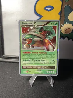 Pokemon TCG Torterra LV.X 122/130 Diamond and Pearl 2007 Holo Rare LP/LP+ - Image 4