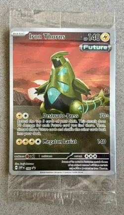 Pokemon Sealed Iron Thorns 98 SVP Black Star Promo Temporal Forces Rare New - Image 1