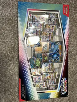 Pokemon TCG Prismatic Evolutions Lucario Ex & Tyranitar Ex Premium Collection - Image 1