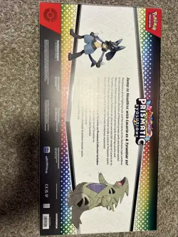 Pokemon TCG Prismatic Evolutions Lucario Ex & Tyranitar Ex Premium Collection - Image 2