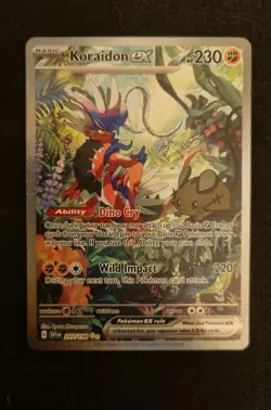 Pokemon TCG Koraidon EX Scarlet Violet Base Set 247/198 Special Illustration - Image 1