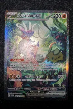 Pokemon TCG Koraidon EX Scarlet Violet Base Set 247/198 Special Illustration - Image 3