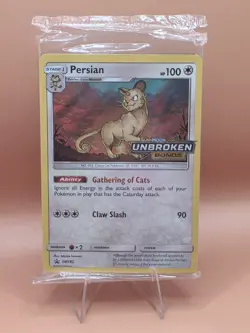 Pokemon Persian SM182 PRERELEASE Unbroken Bonds SEALED - Image 1